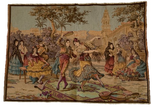 Tapestry spanish dancer - spanish, dancer's